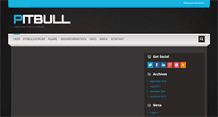 Desktop Screenshot of pitbull.se