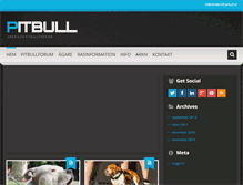 Tablet Screenshot of pitbull.se